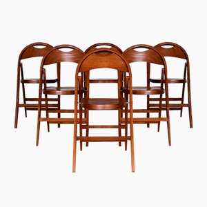 Tric Folding Chairs by Achille Castiglioni for BBB Emme Bonacina, 1960s-1970s, Set of 6