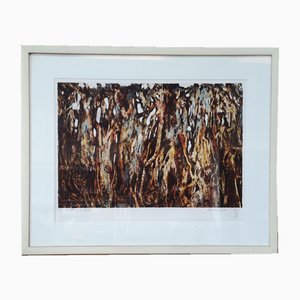 Robert Wiens, Trees of Freedom, Watercolor, Framed