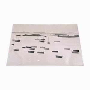 Hein Engelskirchen, Barcos de pesca en la costa, 1962, Fotografía