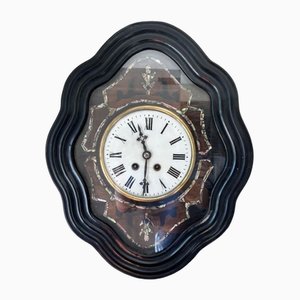 Antique French Victorian Wall Clock, 1860s