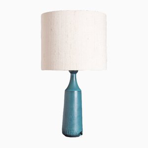 Lampada da tavolo tronco di cono in arenaria blu opaca di Gunnar Nylund per Nymolle, Danimarca, anni '60