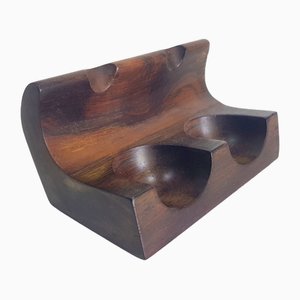 Vintage Brazilian Pipe Holder in Rosewood by Jean Gillon for Italma Wood Art, 1960s
