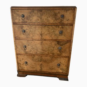 Victorian Chest of 4 Drawers in Walnut