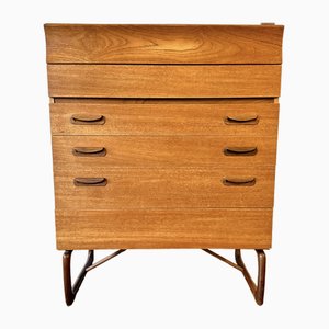 Teak Chest of Drawers attributed to Frank Guille for Austinsuite, 1960s