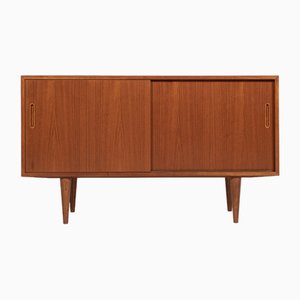 Small Mid-Century Danish Sideboard in Teak attributed to Hundevad, 1960s