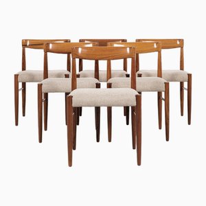 Mid-Century Danish Dining Chairs in Rosewood attributed to H.W. Klein for Bramin, 1960s, Set of 6