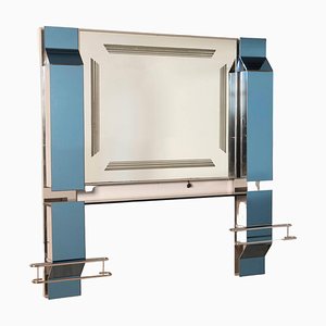 Specchio da bagno attribuito a Fontana Arte di Fontana Arte, anni '80