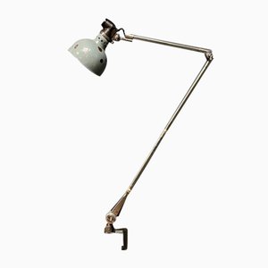 Large Polished Clamp Desk Lamp