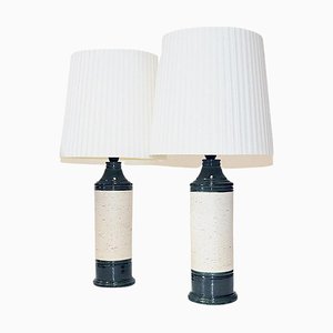 Large Italian Table Lamps B053 by Bergboms Sweden for Bitossi, 1960s, Set of 2