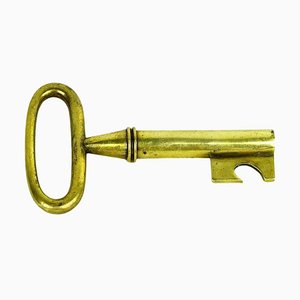 Mid-Century Austrian Brass Key Cork Screw or Bottle Opener attributed to Carl Auböck, 1950s