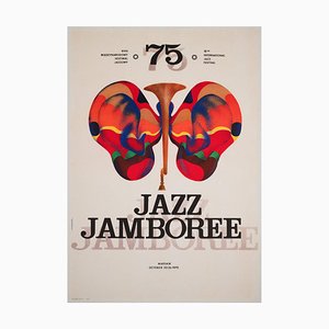 Póster del festival de música Jazz Jamboree de Jedrzejkowski, Polonia, 1975