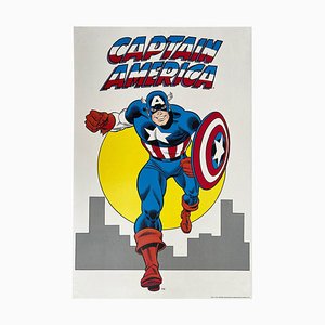 Póster del Capitán América, Estados Unidos, años 80