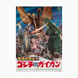 Póster de la película Godzilla vs.Gigan, Japón, 1972