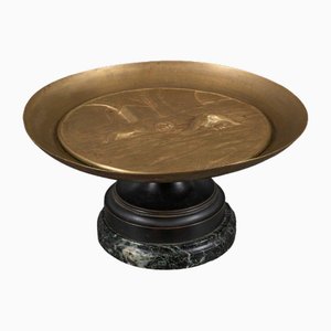 Coupe Nageurs en Bronze sur Socle en Marbre, 20ème Siècle par Emile Adolphe Monier