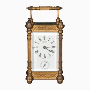 19th Century New York Officers Clock with Skeleton Columns from Tiffany & Co.
