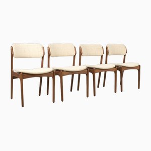 Model 49 Dining Chairs by Erik Buch, Set of 4