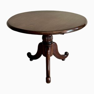 Antique Victorian Mahogany Coffee Table, 1860s