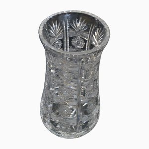 Large Classic Crystal Vase, 1970s