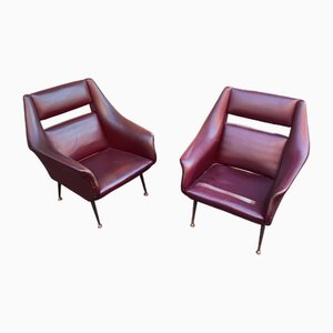 Lounge Chairs by Gigi Radice for Minotti, 1950s, Set of 2