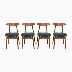 Mid-Century Dining Chairs Model 5912 from Zamojska Furniture Factory, 1960s, Set of 4