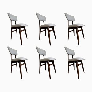 Mid-Century Grey Dining Chairs, Europe, 1960s, Set of 6