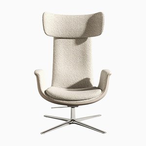 Large Light Grey Oddysey Headrest Armchair by Eugeni Quitllet