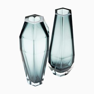 Gemello and Gemella Vases by Purho, Set of 2