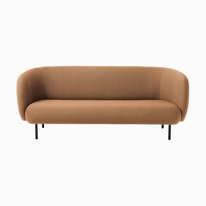 Caper Three Seater in Sprinkles Latte by Warm Nordic