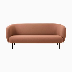 Caper 3 Seater Sofa in Fresh Peach by Warm Nordic
