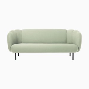 Mintgrünes Caper 3-Sitzer Sofa mit Nähten von Warm Nordic