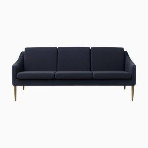 Mr Olsen 3 Seater Oak Sprinkles Midnight Blue Sofa by Warm Nordic
