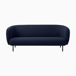 Caper 3 Seater Steel Blue Sofa by Warm Nordic