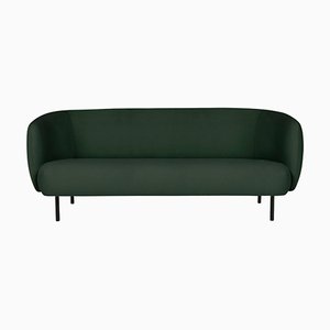 Caper 3 Seater Sofa in Forest Green by Warm Nordic