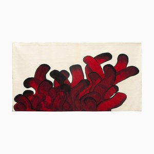 Roter Anémone Teppich von François Dumas