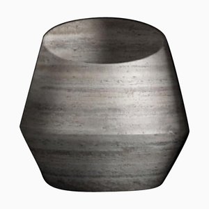 Medium Travertino Silver Tosca Washbasin by Marmi Serafini