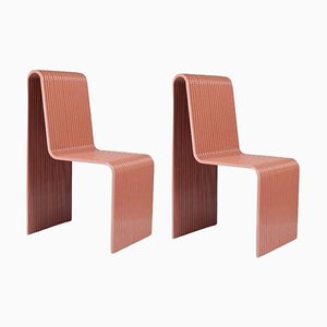 Ribbon Stühle in Rosa von Laun, 2er Set