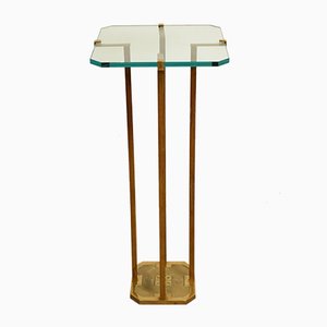 Brass Side Table by Peter Ghyczy, 1970s