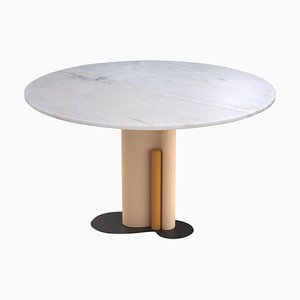 Table Jack Oval en Marbre par Dovain Studio