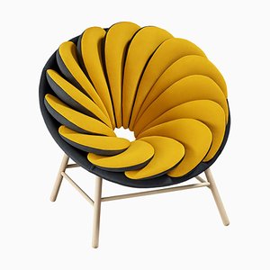 Quetzal Armchair in Yellow by Pepe Albargues