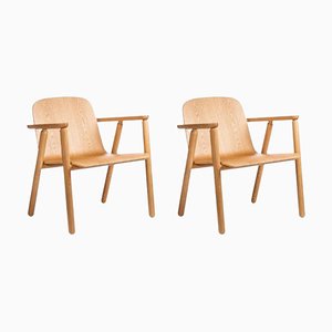Valo Lounge Chair in Natural by Made by Choice, Set of 2