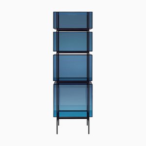 Lyn High Blue-Black Cabinet by Pulpo