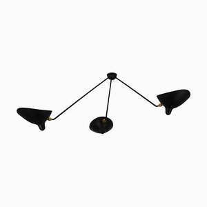 Spider Ceiling Lamp with 3 Arms by Serge Mouille