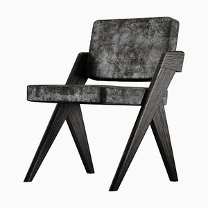 Chaise Souvenir en Cuir Wild par Gio Pagani