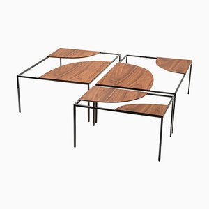Creek Coffee Tables by Nendo, Set of 3