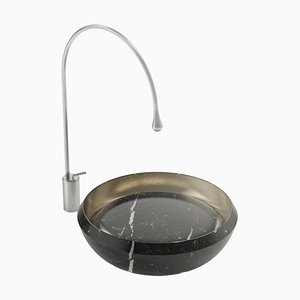 Eclissi Washbasin by Marmi Serafini