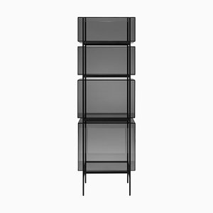 Mueble Lyn alto en negro en gris de Pulpo