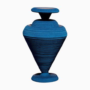Vase Alchemy Bleu par Siba Sahabi