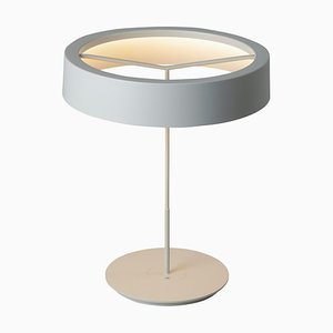 Large White Sin Table Lamp with Shade II by Antoni Arola