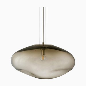 Lampe à Suspension Haumea Amorph Silver Smoke XL par Eloa