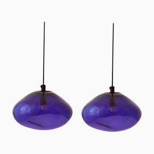 Starglow Violet Pendant Lamps by Eloa, Set of 2
